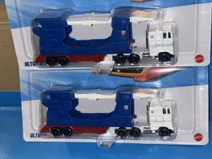 LOT OF (2) ULTRA MAGNUS TRANSFORMERS HOT WHEELS TRACK FLEET,NEW FOR 2025!!!!!!! - Picture 1 of 6