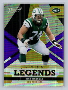 2022 Panini Prestige #LL-17 Nick Mangold Living Legends - Picture 1 of 2