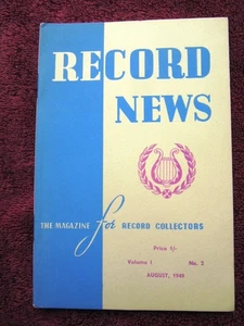 Blanche Marchesi SUZANNE DANCO RECORD NEWS Magazine for 78 Collectors Vol 1 No 2 - Picture 1 of 4