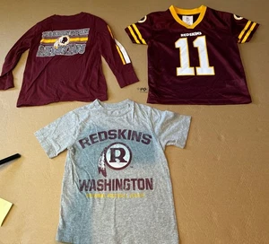 Washington Redskins Jersey Shirt Toddler 4/5 Lot Alex Smith Long Short Sleeve - Picture 1 of 10