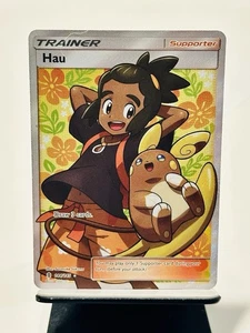 Hau 144/145 Sun & Moon Guardians Rising Ultra Rare Full Art Pokemon TCG Karte NM - Bild 1 von 2