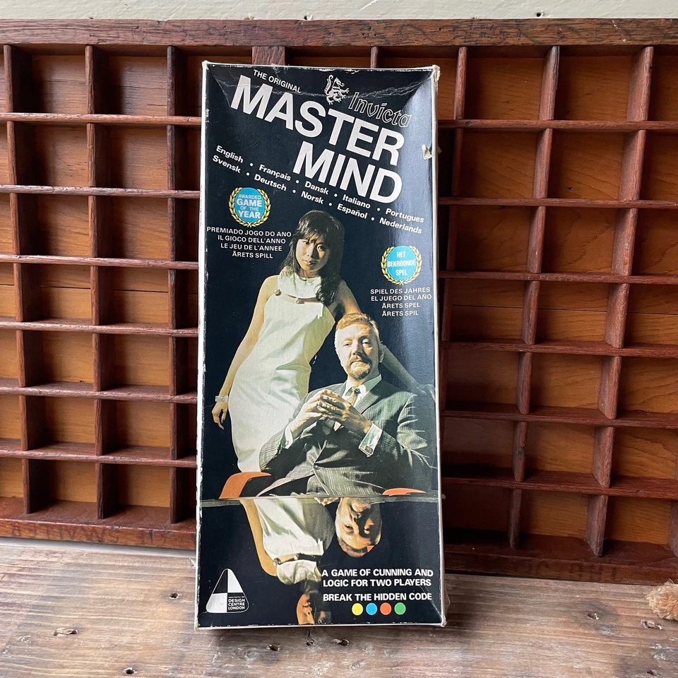 Vintage Mastermind Game Invicta Original 1972 Code Breaking Game Complete - Image 1 of 4