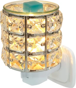 Plug in Wax Warmer- Crystal Pluggable Fragrance Warmer for Warming Scented Candl - Picture 1 of 6