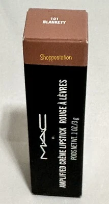 MAC Amplified Creme Lipstick Shade 101 BLANKETY Full Size 3g ORIGINAL FORMULA - Image 1 of 4