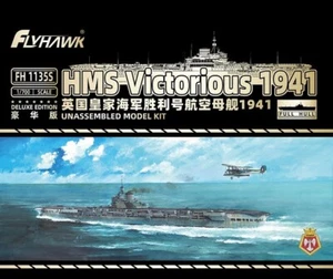 Flyhawk FH1135S 1/700 HMS Aircraft Carrier Victorious 1941 [Deluxe Edition] - Picture 1 of 7