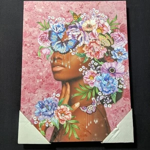 Arte de pared en lienzo Chanel hermosa dama personalizado Fan Art - Nuevo - Imagen 1 de 7