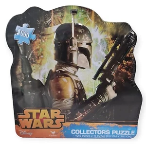 Disney Star Wars The Mandalorian Boba Fett Puzzle Collectors Tin 1000 Pcs Sealed - Picture 1 of 5