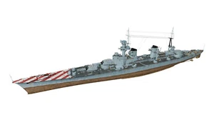 1/700 italienischer Kreuzer Neapel (Wasserlinie/Vollrumpf) 3D-gedrucktes Kit - Bild 1 von 10