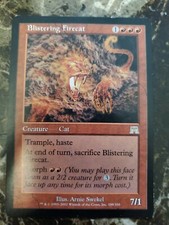 Magic the gathering Blistering Firecat rare Creature