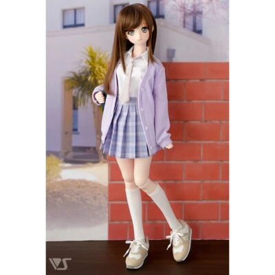 VOLKS Dollfie Dream DD Outfit set High school girl set (purple) F/S NEW Foto 1 de 4