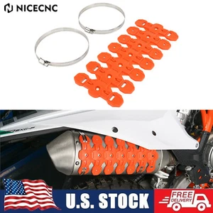 Universal Pipe Heat Shield Guard For KTM 125-530 EXC F SX SXF XC XCF XCW XCF-W - Picture 1 of 7