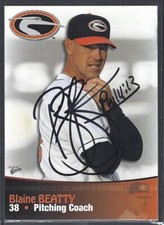 2009 Delmarva Shorebirds #27 Blaine Beatty IP autograph signed card