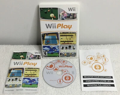 Wii Play (Nintendo Wii, 2007) Complete With Manual - Image 1 of 4