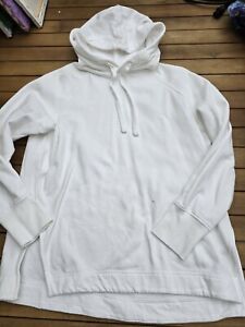 COS White Sweatshirt Long Hoodie Size S