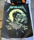 Affiche rock Metallica Sad But True Art Luke Preece épuisée 450/500 LIRE CI-DESSOUS