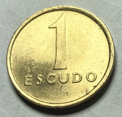 1984 PORTUGAL 1 ESCUDO COIN AU Very Nice! - Image 1 of 2