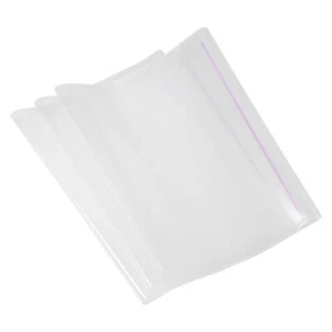 7.5x10.3" Clear Book Cover, 10 Pcs Textbook Protector with Adhesive Tape, Clear - Picture 1 of 6