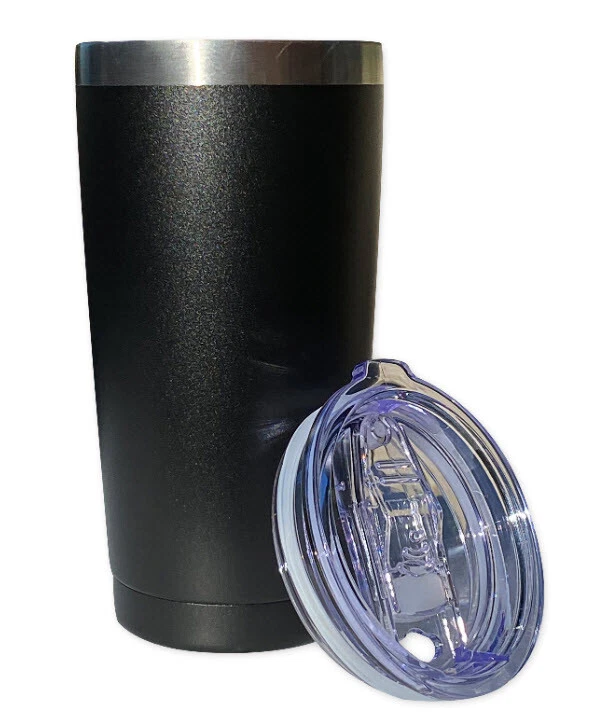 20oz Stainless Steel Tumbler Slider Lid Vacuum Insulated Travel Cup Coffee Mug - Image 1 of 4