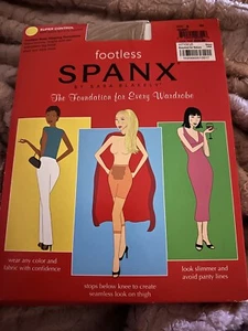 Spanx Footless Body Shaping Pantyhose Medium Control Size A Nude 1 New - Picture 1 of 3