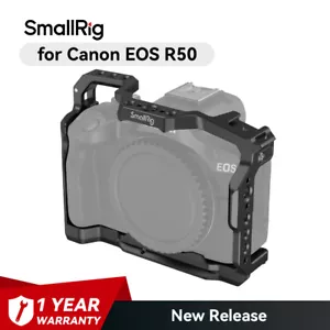 Gabbia SmallRig R50 per fotocamera Canon R50 con piastra di sgancio rapido per supporto Arca - Foto 1 di 9