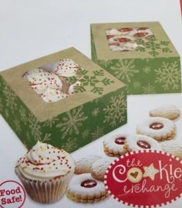 The Cookie Exchange Cookie & Cupcake Bpxes Ventana Cuadrada Mediana Diseño Copo de Nieve - Imagen 1 de 4