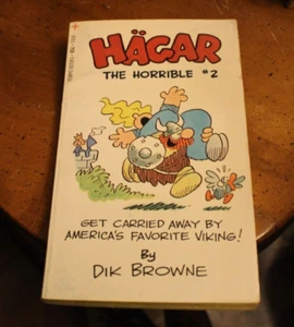 Hagar the Horrible #2 ~ Dik Browne ~ 1975 Tempo PB 1PR - Imagen 1 de 1