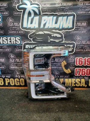 Ford F250 F350 Super Duty 2019 20 21 faro derecho cromado LED LC3B-13E014-CL Foto 1 de 4