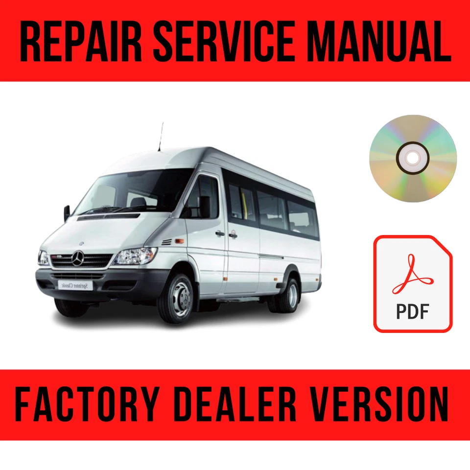 Mercedes Benz Sprinter 1997-2006 Factory Repair Manual + Wiring - Image 1 of 1