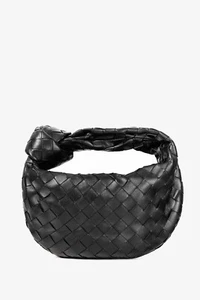 Bottega Veneta Mini Jodie Intrecciato Black Bag - Picture 1 of 8