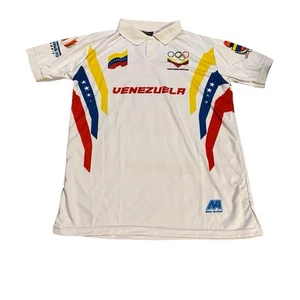 New Arrivals Venezuela Olympics Polo White Mens Medium Casual Activewear - Picture 1 of 10