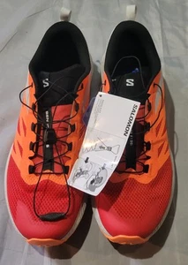 Salomon Sense Ride 5 Men's 12 Trail Running Shoes Red Orange Jogging New - Picture 1 of 10
