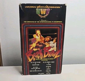 UWF Beach Brawl VHS Wrestling Big Box Very Rare Dr Death Bam Bam Bigelow Wwf Wwe - Imagen 1 de 5