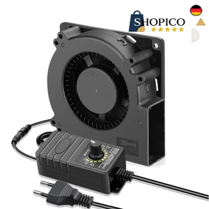 Ventilateur radial 120 mm | Double roulement à billes | Contrôle de vitesse 4-12 V - Photo 1/10