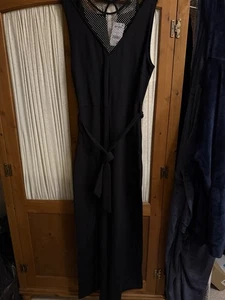 Next Smart Black Jumpsuit Size 16 BNWT - Picture 1 of 6