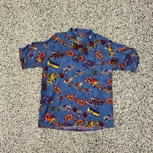 Vintage Joe Kealoha’s Reyn Spooner USA Classic Car Hawaiian Shirt Size Medium - Picture 1 of 3