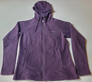 Columbia Purple Junior's Fleece Full Zip Up Hoodie Jacket Size XL - Picture 1 of 5
