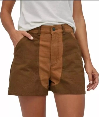 Pantalones Cortos Patagonia Mujer Road to Regenerative Stand Up Marrón Talla 2 Foto 1 de 4