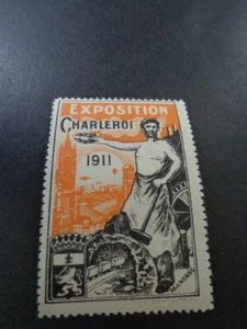 Belgium Cinderella Exhibtion stamp 1911 Charleroi - Picture 1 of 1