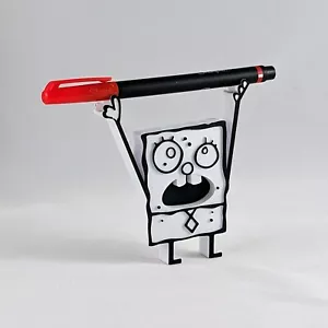 DoodleBob Pencil Pen Holder Inspired SpongeBob Me Hoy Minoy Sponge Bob - Foto 1 di 7