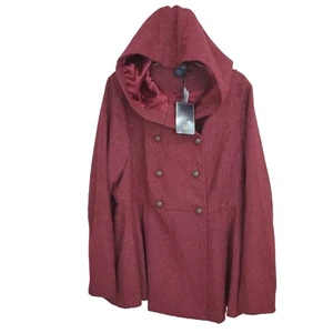 Torrid House of The Dragon Coat 3 3X 22-24 Hooded Peplum Jacket Game of Thrones - Picture 1 of 14