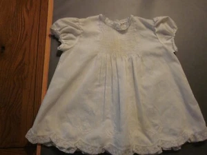Vintage Feltman Brothers White Baby Dress with Hand Embroidery- 6 Mos.? - Picture 1 of 4