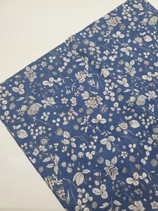 Lecien Fabric Lawn Memoire a Paris Floral Navy Cotton Sew Quilt FAT QUARTER - Picture 1 of 1