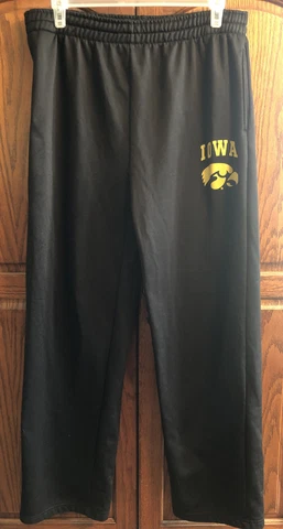 Iowa Hawkeyes Logo Sweatpants Size XXL 2XL Cover
