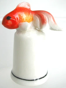 KLIMA Dé à coudre Thimble - POISSON JAPONAIS N° 5 FISH - Picture 1 of 6