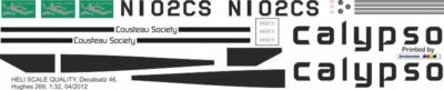 Decal 46 Hughes 269 Calypso N102CS - Bild 1 von 2