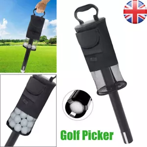 Golf Ball Collector Shag Bag Golf Ball Retriever Pick Up Storage Pouch - Picture 1 of 13