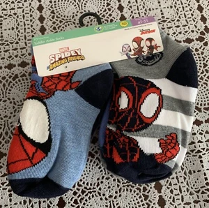 Marvel Spidey Amazing Friends Toddler Ankle Socks 10 Pair Size 4T 5T Brand New - Picture 1 of 4