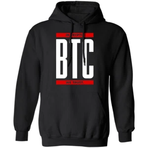 Bitcoin BTC In Crypto We Trust Cryptocurrency Pullover Hoodie - Picture 1 of 7