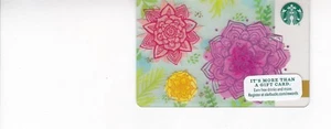 Starbucks Card "Spring Flowers 2016" PIN COVER INTACT. - Picture 1 of 1