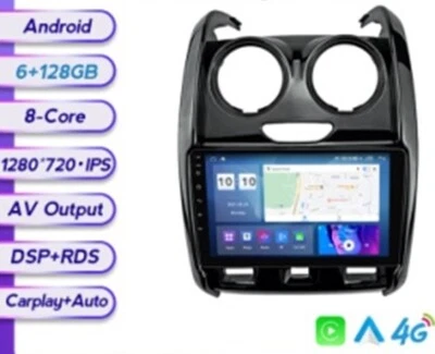 Autoradio Android Per Dacia Duster (2012-2020) - 6G+128G 8-Core 4G 10° Seminuovo - Immagine 1 di 4